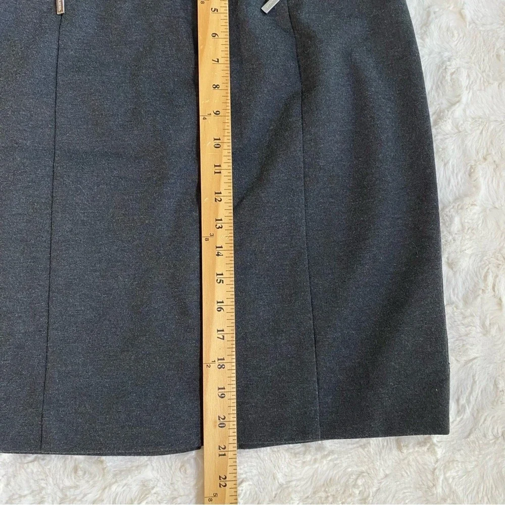 Michael Kors Women's Pencil Skirt Size 12 Dark‎ Grey Knee Length Business Casual